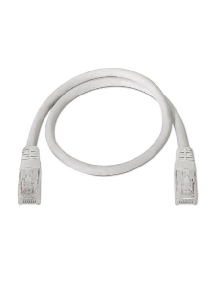 CABLE RED LATIGUILLO RJ45 CAT.6 UTP AWG24 BLANCO 2.0M AISENS A135-0251