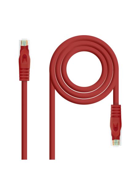 CABLE RED LATIGUILLO RJ45 LSZH CAT.6A UTP AWG24 ROJO 25 CM 10.20.1800-L25-R