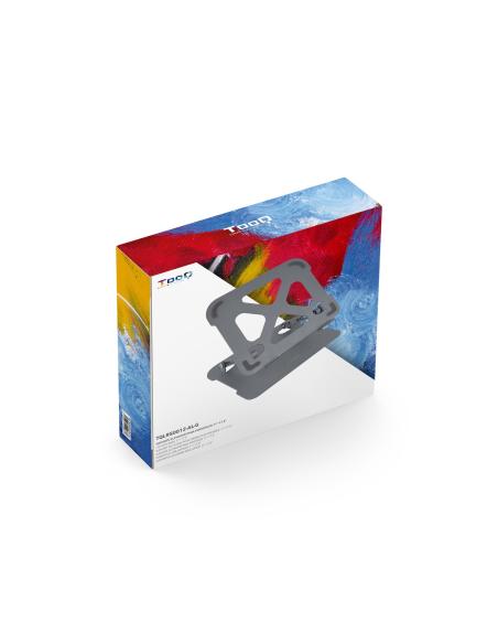 SOPORTE ELEVADOR ALUMINIO AJUSTABLE ERGON PORTATIL TOOQ TQLRS0012-AL-G