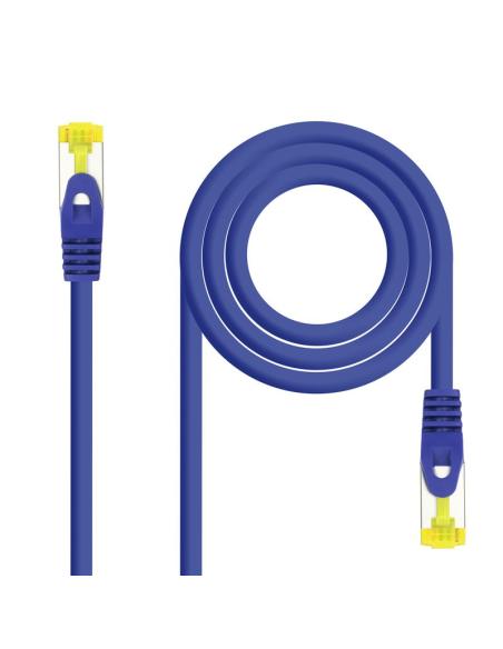 CABLE RED LATIGUILLO RJ45 LSZH CAT.6A SFTP AWG26 AZUL 25CM 10.20.1900-L25-BL