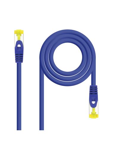 CABLE RED LATIGUILLO RJ45 LSZH CAT.6A SFTP AWG26 AZUL 25CM 10.20.1900-L25-BL