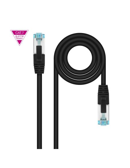 CABLE RED LATIGUI CAT.7 LSZH SFTP PIMF AWG26 NEGRO 30 CM 10.20.1700-L30-BK