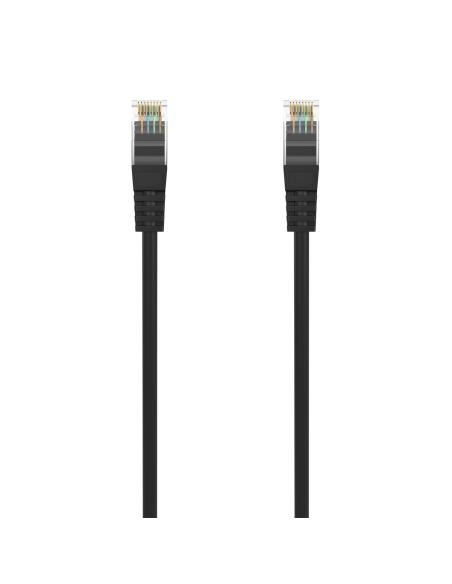 CABLE RED LATIGUI. RJ45 LSZH CAT.6A 500 MHZ UTP AWG24 NEGRO 30CM AISEN A145-0585