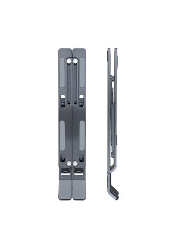SOPORTE ELEVADOR ALUMINIO PLEGABLE PORTATILES GRIS TOOQ TQLRS0035-AL-G