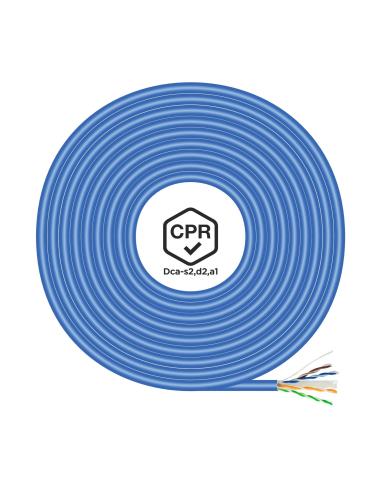 CABLE RED RJ45 LSZH CPR DCA CAT6 UTP AWG24 AZUL 100M AISENS A135-0662