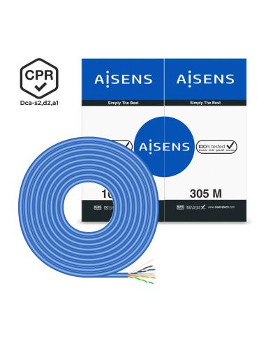 CABLE RED RJ45 LSZH CPR DCA CAT6 UTP AWG24 AZUL 305M AISENS A135-0663