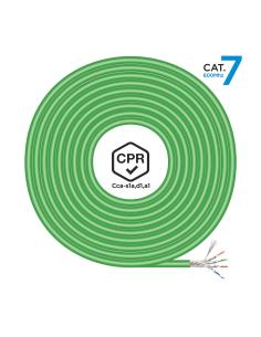 CABLE RED RJ45 LSZH CPR CCA CAT7 600 MHZ SFTP AWG23 VERDE 305M AISENS A146-0667