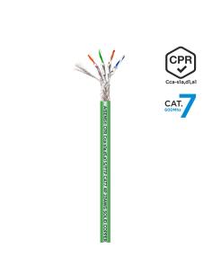CABLE RED RJ45 LSZH CPR CCA CAT7 600 MHZ SFTP AWG23 VERDE 305M AISENS A146-0667 2