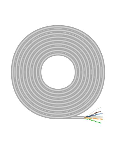 CABLE RED RJ45 CAT.6 UTP RIGIDO AWG23 CCA ALEACION GRIS 305M AISENS A135-0750