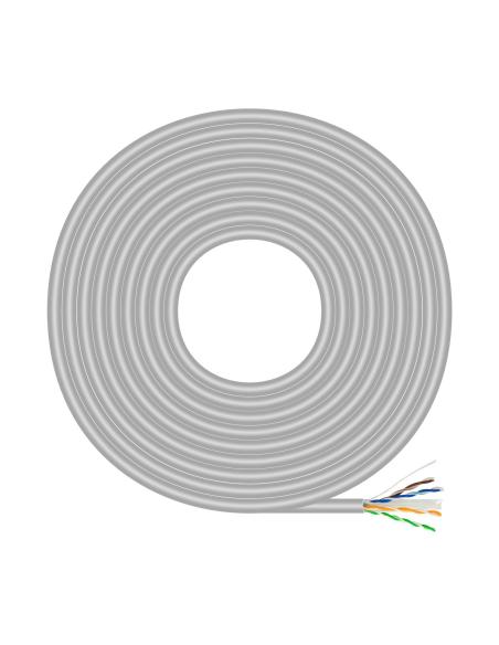 CABLE RED RJ45 CAT.6 UTP RIGIDO AWG23 CCA ALEACION GRIS 305M AISENS A135-0750