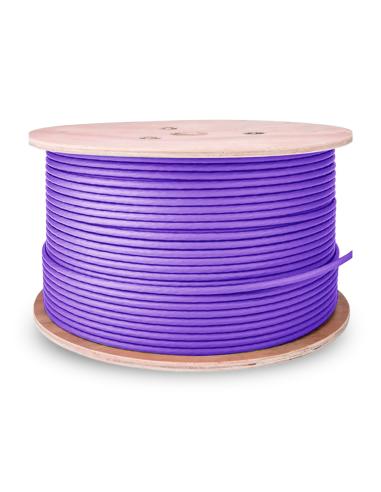 CABLE RJ45 LSZH CAT.6 UTP RIGID AWG23 CCA ALEACION VIOLETA 500M AISENS A135-0749