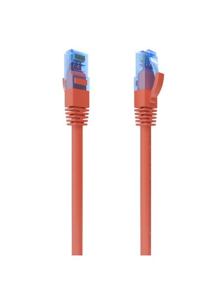 CABLE RED LATIGUILLO RJ45 CAT.6 UTP AWG26 CCA ROJO 30CM AISENS A135-0786