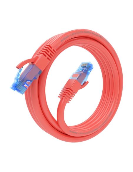 CABLE RED LATIGUILLO RJ45 CAT.6 UTP AWG26 CCA ROJO 3.0M AISENS A135-0792