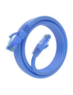 CABLE RED LATIGUILLO RJ45 CAT.6 UTP AWG26 CCA AZUL 2.0M AISENS A135-0801 2