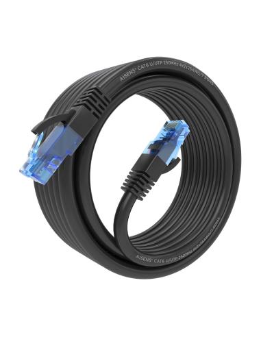 CABLE RED LATIGUILLO RJ45 CAT.6 UTP AWG26 CCA NEGRO 4.0M AISENS A135-0847