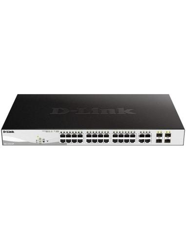 SWITCH D-LINK 24P DGS-1210-24PE 101001000 POE 2PCB1000BASET