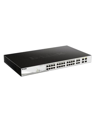 SWITCH D-LINK 24P DGS-1210-24PE 101001000 POE 2PCB1000BASET