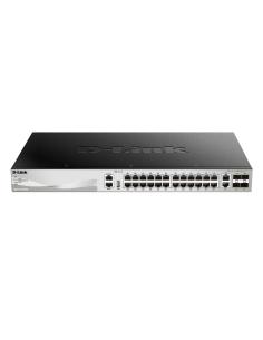 SWITCH D-LINK 30P DGS-3130-30TSE 24P 101001000BASE-T 2P10GBASE-T 4P10G SFPL3 2
