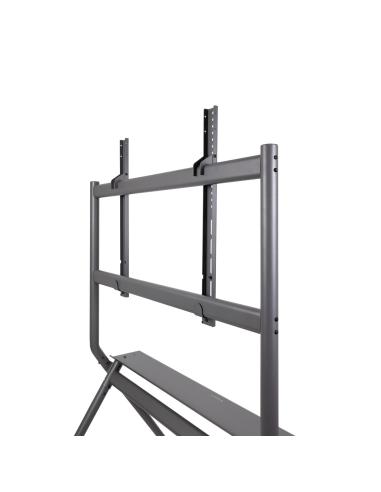 SOPORTE DE SUELO CON RUEDA TV 50-86 CON BANDEJA 1047X192 TOOQ GRIS FS20205M-B