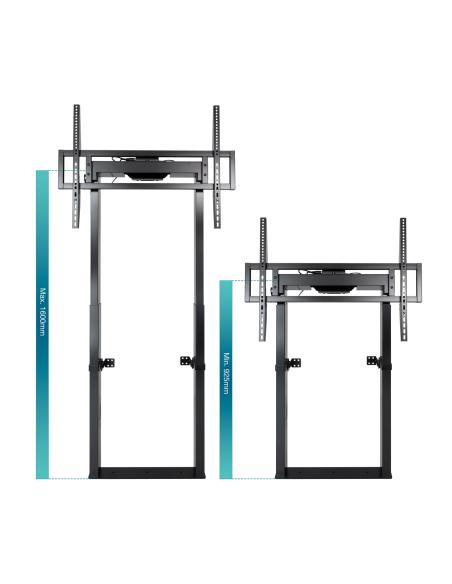 SOPORTE SUELO FIJO ELECTRICO TITAN 55-100 TOOQ FSM01-B