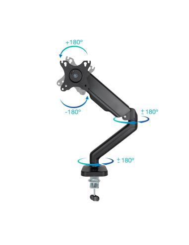 SOPORTE MESA PANT. GIRA INCLI 1 BRAZO 17-32 NEGRO TOOQ DB5032TNR-B