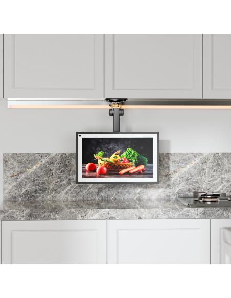 SOPORTE TV MONITOR TECHO GIRATORIO PLEGABLE 20KG 19-43 NEGRO AISENS CT43S-187