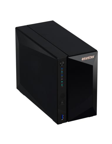 UNIDAD NAS ASUSTOR AS3302TV2 2HDSA 3.52.5 QC 1.7GHZ 2GBDDR4 WOW USB3.2GEN1