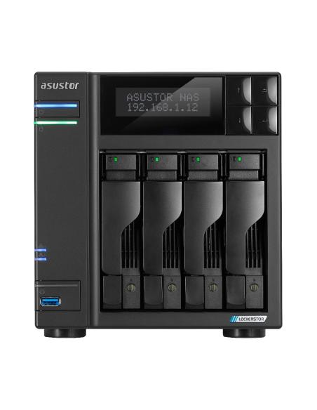 UNIDAD NAS ASUSTOR AS6704T LOCKERSTOR4 GEN2 4HD SATA 4HDM.2 QC2.0GHZ 4GBDDR4