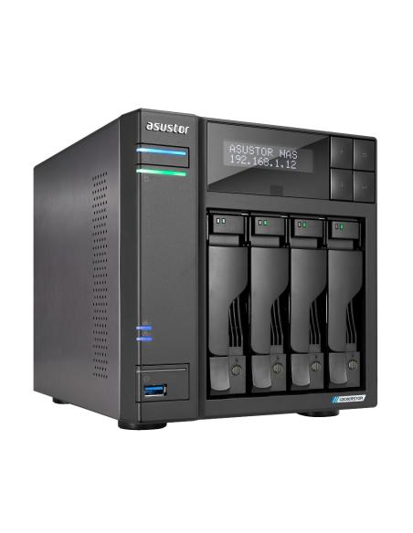 UNIDAD NAS ASUSTOR AS6704T LOCKERSTOR4 GEN2 4HD SATA 4HDM.2 QC2.0GHZ 4GBDDR4