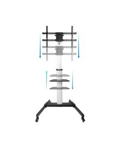 SOPORTE SUELO RUEDAS TV HORIZVERT HERA 37-86 TOOQ FS1886M-B 2