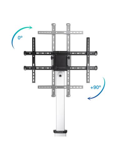SOPORTE SUELO RUEDAS TV HORIZVERT HERA 37-86 TOOQ FS1886M-B