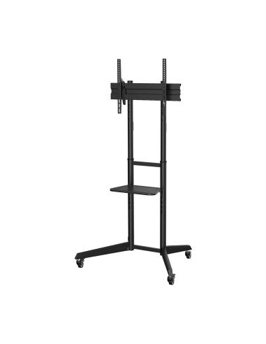 SOPORTE DE SUELO ECO RUEDA DVD MONITOR TV 50KG DE 37-70 NEGRO AISENS FT70TE-211