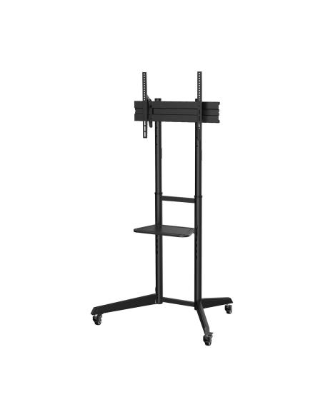 SOPORTE DE SUELO ECO RUEDA DVD MONITOR TV 50KG DE 37-70 NEGRO AISENS FT70TE-211