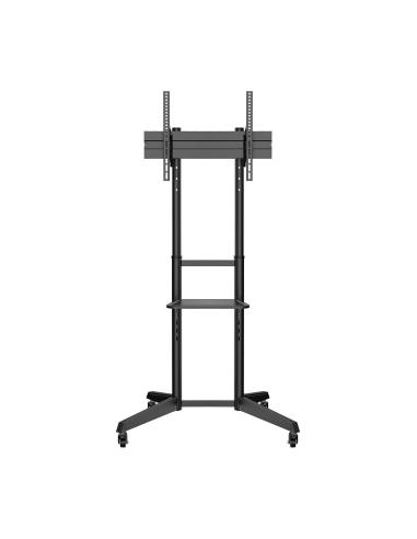 SOPORTE DE SUELO ECO RUEDA DVD MONITOR TV 50KG DE 37-70 NEGRO AISENS FT70TE-211