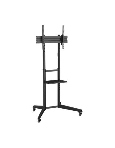 SOPORTE DE SUELO ECO RUEDA DVD MONITOR TV 50KG DE 37-70 NEGRO AISENS FT70TE-211