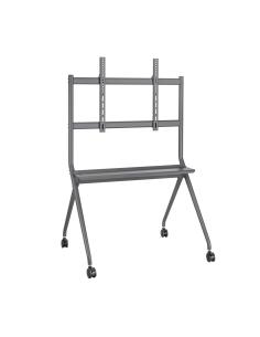 SOPORTE SUELO RUEDA BANDEJA PANTALLA 120KG 50-86 NEGRO AISENS FT86FE-143