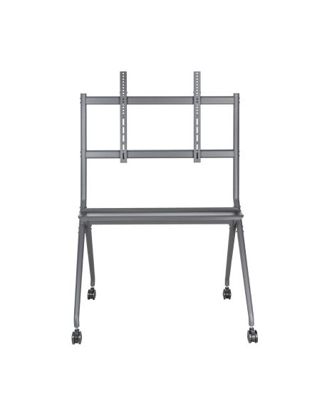 SOPORTE SUELO RUEDA BANDEJA PANTALLA 120KG 50-86 NEGRO AISENS FT86FE-143