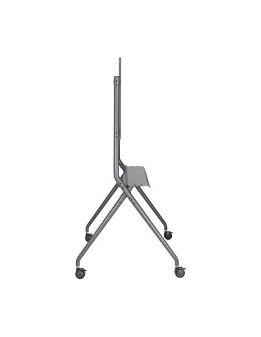 SOPORTE SUELO RUEDA BANDEJA PANTALLA 120KG 50-86 NEGRO AISENS FT86FE-143