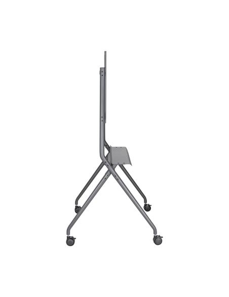 SOPORTE SUELO RUEDA BANDEJA PANTALLA 120KG 50-86 NEGRO AISENS FT86FE-143