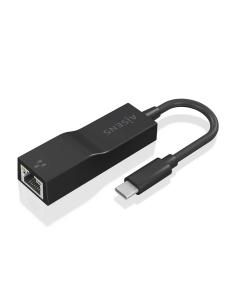 CONVERSOR USB 3.1 GEN1 USB-C A ETHERNET GIGABIT NEGRO 11CM AISENS A109-0765 2