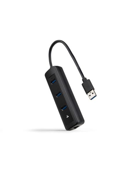 CONVERSOR USB3.0 A ETHERNET 3XUSB3.0 USB-AM-RJ45 NANOCABLE 10.16.4604