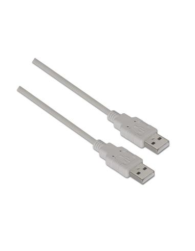 CABLE USB 2.0 TIPO AM-AM BEIGE 1.0M AISENS A101-0021