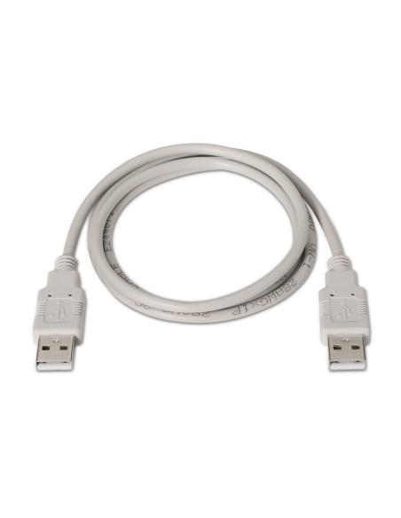 CABLE USB 2.0 TIPO AM-AM BEIGE 1.0M AISENS A101-0021