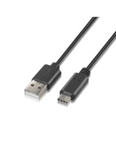 CABLE USB 2.0 3A TIPO USB-CM-AM NEGRO 1.0M AISENS A107-0051