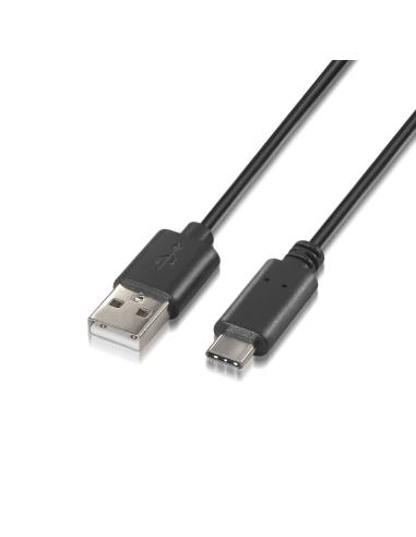 CABLE USB 2.0 3A TIPO USB-CM-AM NEGRO 1.0M AISENS A107-0051