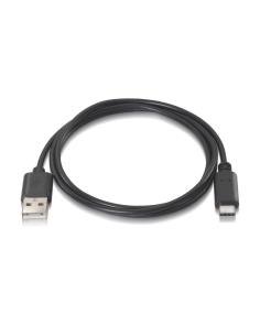 CABLE USB 2.0 3A TIPO USB-CM-AM NEGRO 1.0M AISENS A107-0051 2
