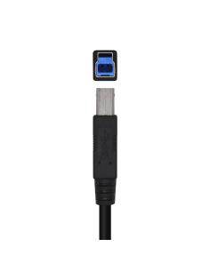 CABLE USB 3.0 IMPRESORA TIPO AM-BM NEGRO 3.0M AISENS A105-0445 2