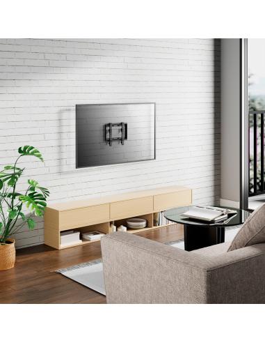 SOPORTE ECO ULTRA DELGADO MONITOR TV 35KG 23-42 NEGRO AISENS WT42F-157