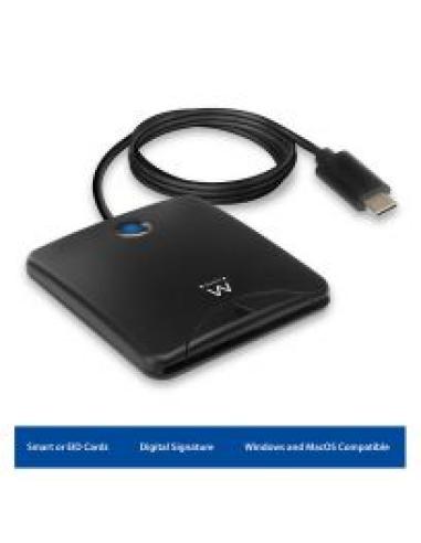 LECTOR TARJETAS INTELIGENTE EWENT DNI USB-C EW1055