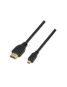 CABLE MICRO HDMI ALTA VELOCIDAD HEC AM-DM NEGRO 1.8M AISENS A119-0117